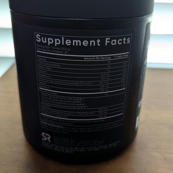 Sports Research Keto Plus Ketones Powder Raspberry Lemonade - Picture 2 of 4